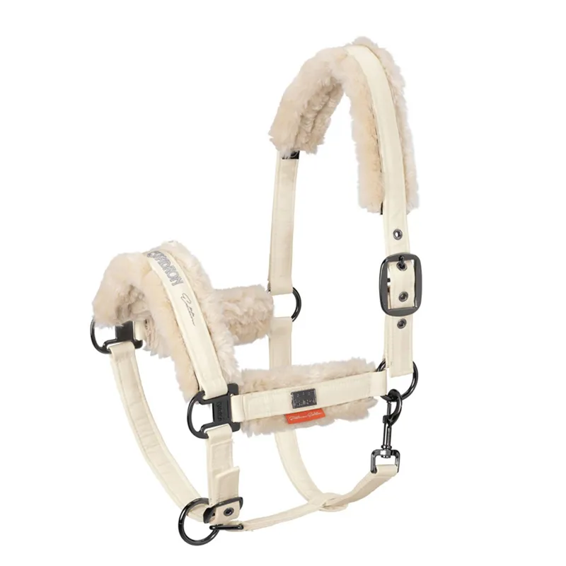 Eskadron Glossy Faux Fur Headcollar Platinum Ltd. 2019 - Ecru